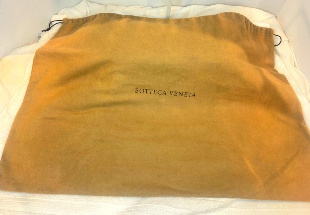 Authentic Bottega Veneta Beige Drawstring Dust Bag Made in Italy 26"